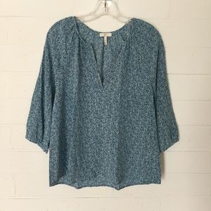 Joie Silk V Neck Blouse S